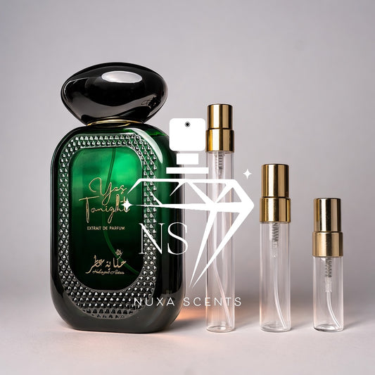 Yes Tonight Extrait de Parfum Sample by Hekayat Attar