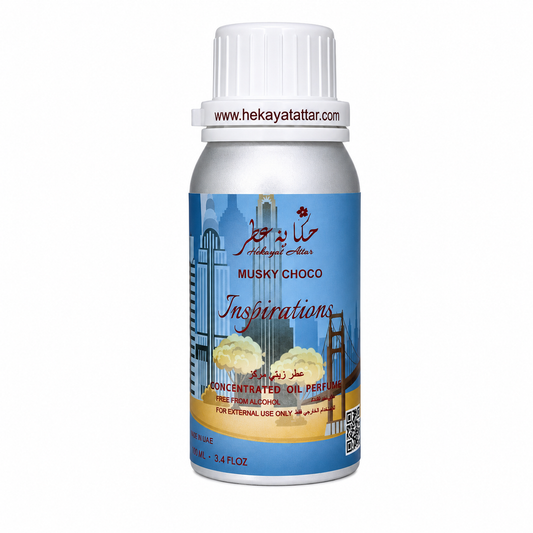 Musky Choco Concentrated Perfume Oil 100ml - Hekayat Attar