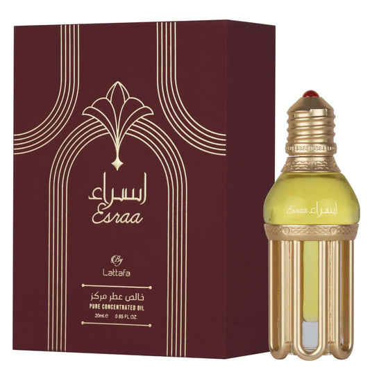 Esraa 20mL Concentrated Perfume Oil by Lattafa