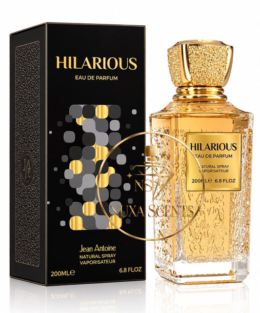 Hilarious - Jean Antoine Eau de Parfum 200ml perfume box and bottle | Nuxa Scents