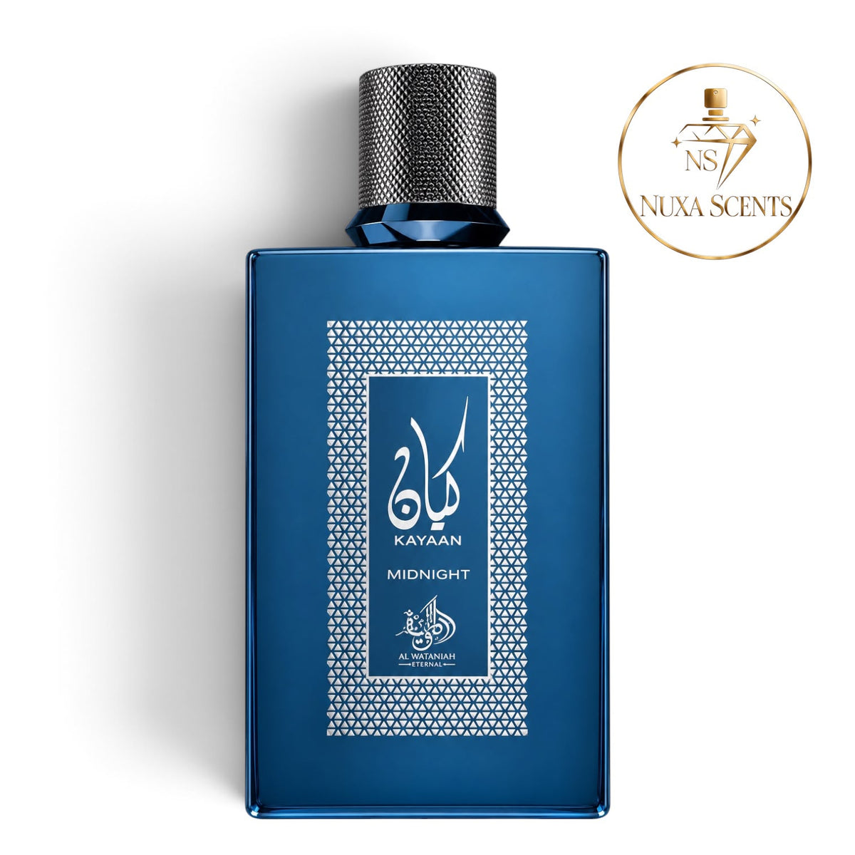 Kayaan Midnight Eau de Parfum 100ml by Al Wataniah perfume bottle | Nuxa Scents